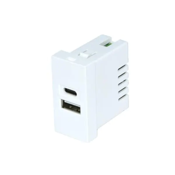 Modul USB nabíječky se dvěma porty typu A+C